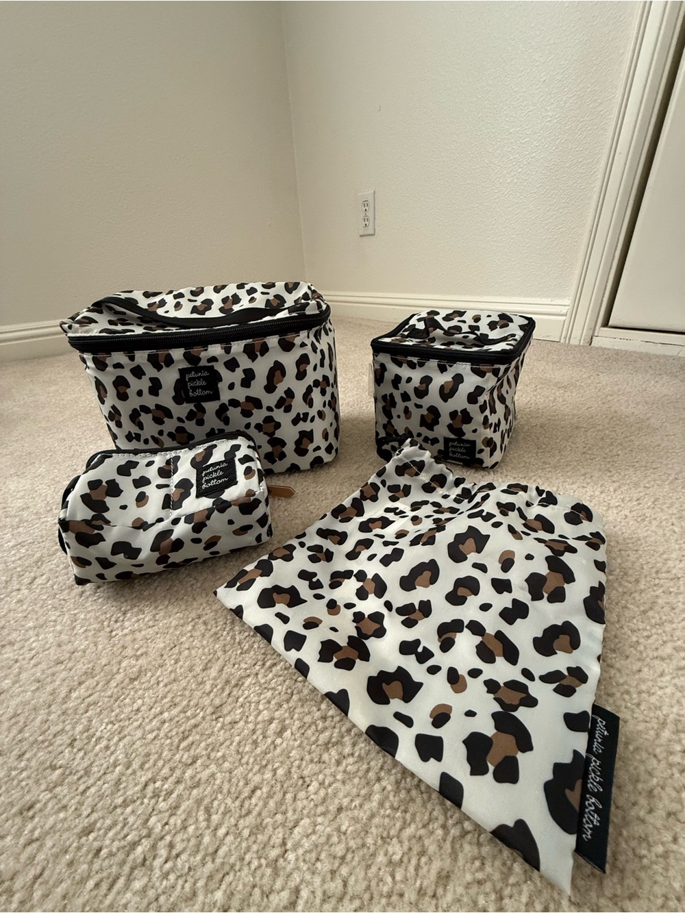 Petunia Pickle Bottom Pump Bag Set | Leopard